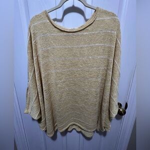 Easel Sunny Yellow Knit Top
